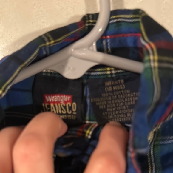 5 18M boys button-up bundle- wrangler, chaps and more - Picture 3 of 11